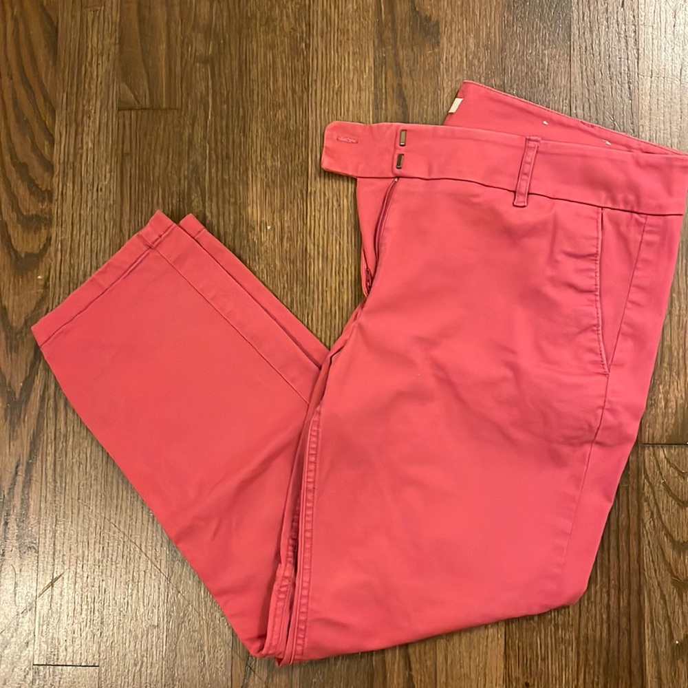Salmon Loft chinos, Marisa fit, size 12P